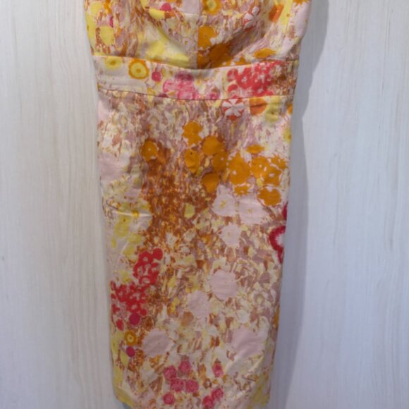 J Crew Sunshine Peony Floral Coccinelle Dress, Sz 0 - Picture 2 of 7